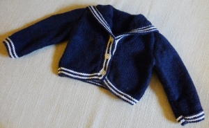 Picture of Navy Sailor Cardigan